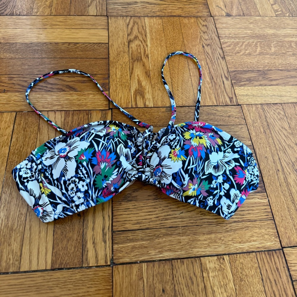 J.crew bikini bra M flroal pattern